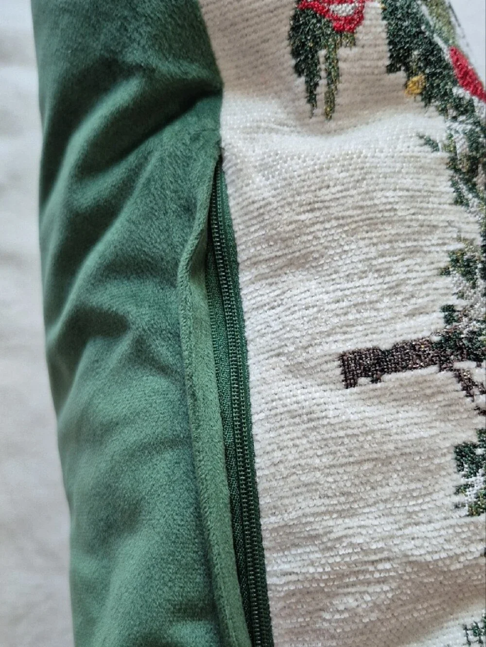 Christmas Brentwood Original Throw Pillow - Green/Red